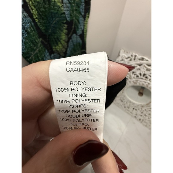 Children's Place Mommy And Me Palm Tropical Maxi Smocked Dress Small - Picture 8 of 11